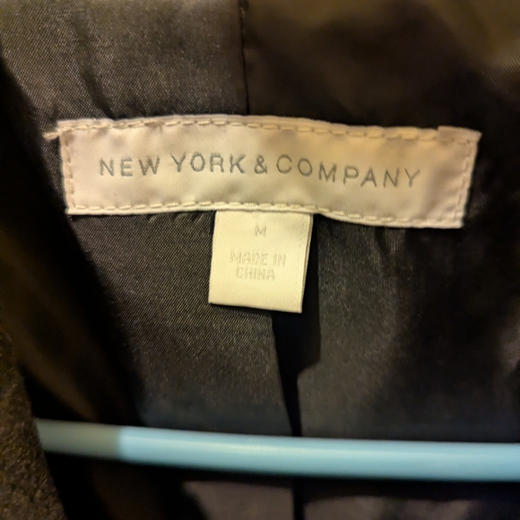 New York & Company Black Lined Jacket - Picture 2 of 3